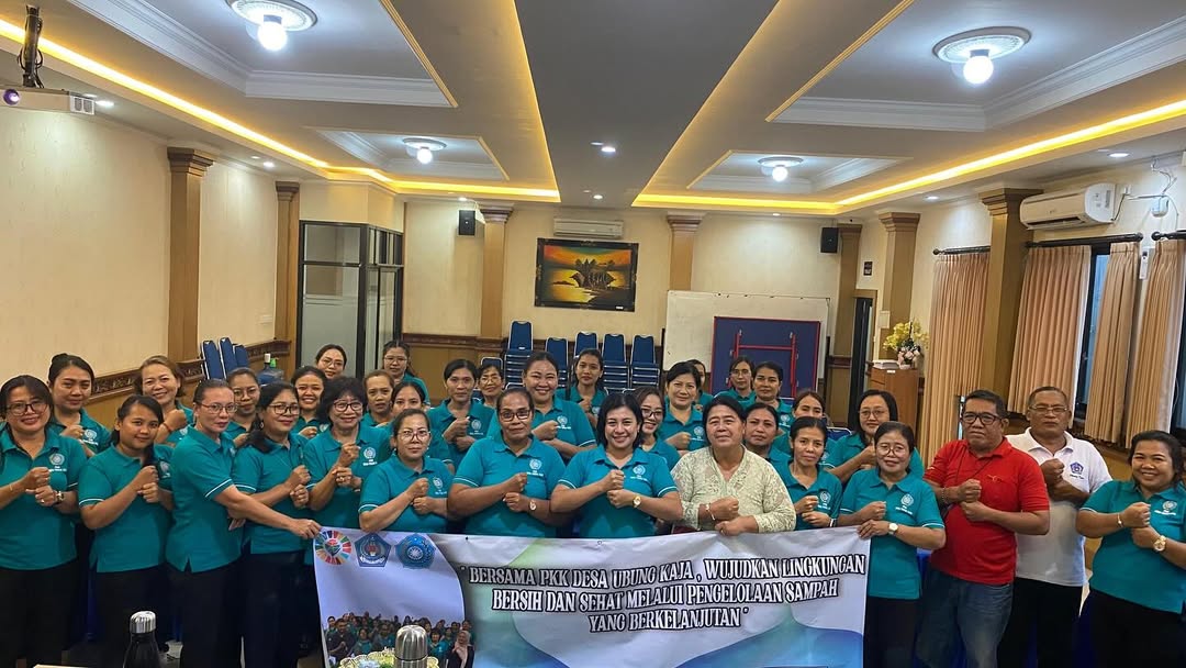 Mantap Desa Ubung Kaja,  Sosialisasi pengelolaan sampah 